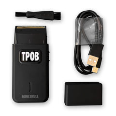 TPOB Mini Skull Single Shaver compact design ideal for travel
