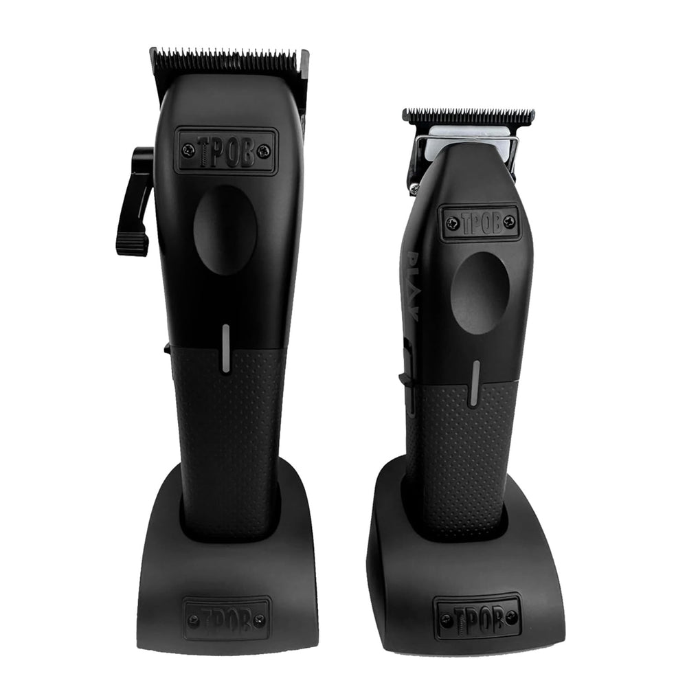TPOB Play barber clipper front view with ergonomic grip for precise trimming