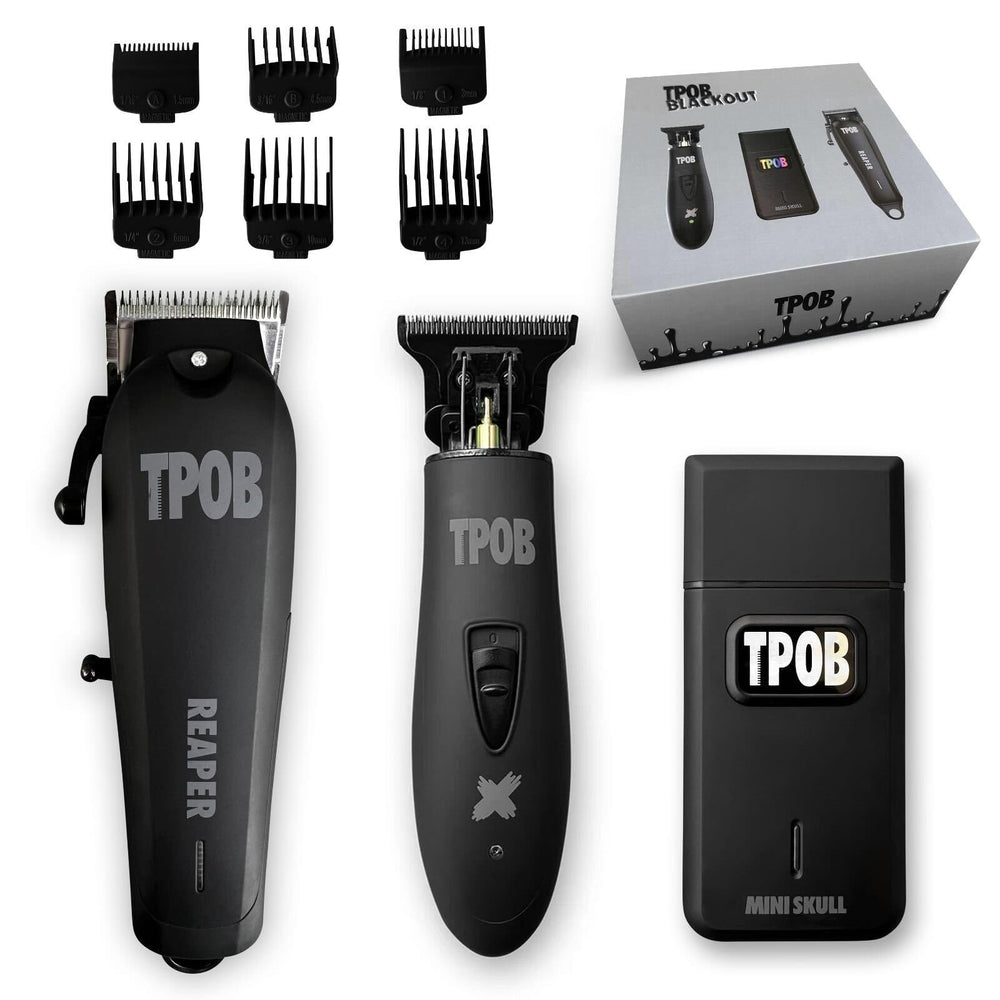 TPOB Slime 2 Black clipper motor close-up highlighting power for fast fades