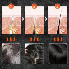 TPTAL Gray Hair Reverse Bar lathering action with rich foam for cleansing.