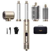 Tqcir 5-in-1 hair-styler-drying-process enables quick, even blow-dry.