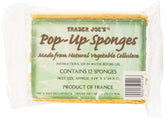 Trader Joe's pop up sponges pack front view for everyday dishwashing and quick cleanup.