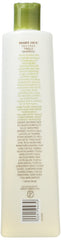 Trader Joe's shampoo label close-up highlighting organic botanicals and sulfate-free goodness