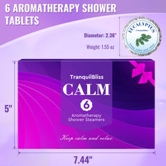 TranquilBliss lavender tablet closeup highlights long-lasting soothing fragrance.