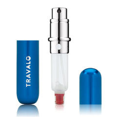 Travalo Classic HD red-base detail illustrating spill-prevention feature