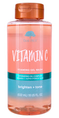 Tree Hut Vitamin C foaming gel wash bottle view with vibrant citrus aroma.