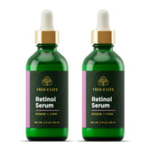 Tree of Life Beauty retinol serum bottle promotes smoother skin texture