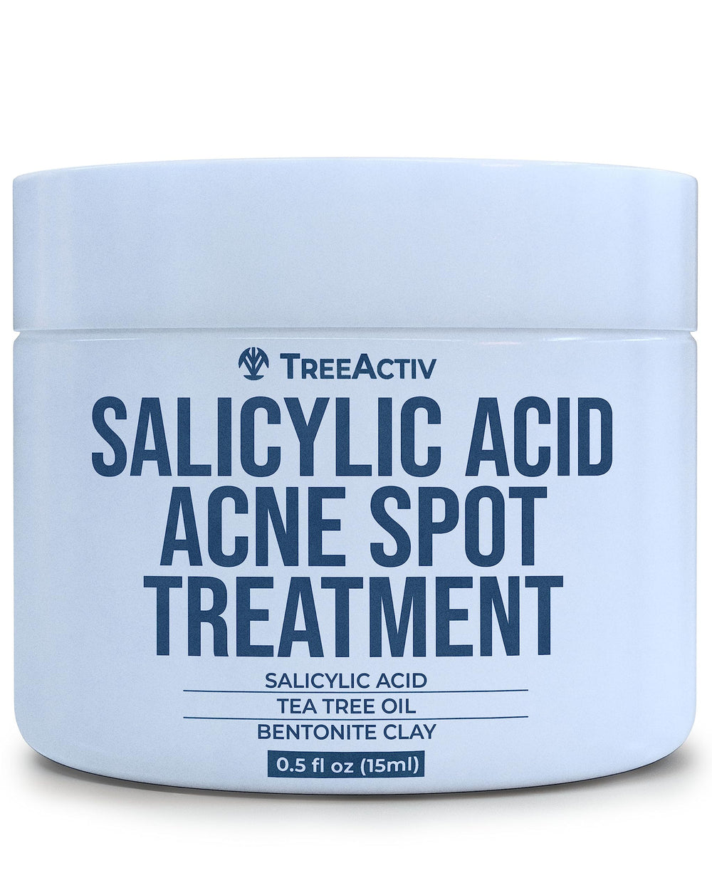 TreeActiv Invisible Acne Spot Cream bottle ready for quick, clear-drying spot treatment.