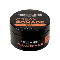 TRENDSTARTER Cream Pomade jar with smooth finish for flexible styling