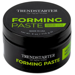 TRENDSTARTER Forming Paste jar closeup showing creamy texture for flexible styling