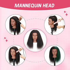 Treosida head hair brushing close-up shows gentle care to minimize shedding.