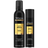 TRESemmé Extra Hold Hairspray bottle for long-lasting style.