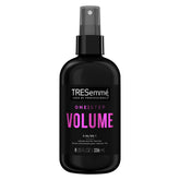 TRESemmé One Step Volume Mist bottle front showing weightless lift for fine hair.