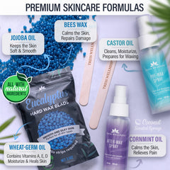 Tress Wellness dermatologically-tested label indicating skin-friendly wax
