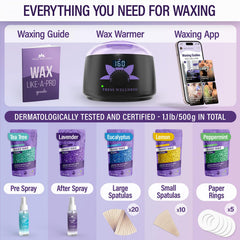 Tress Wellness hard wax beads variety pack for gentle, effective hair removal.