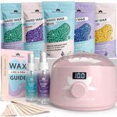 Tress Wellness waxing kit digital warmer demonstrates precise temperature control for at-home waxing.