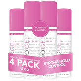 TRI Design Aerogel hairspray bottle with strong flexible hold for all-day shaping
