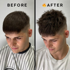 Tribal Chimp Hair Styling Powder dispensing cap ensures mess-free use.