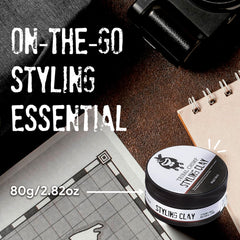 Tribal Chimp hair clay application texture demonstrates easy, non-sticky use