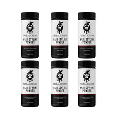 Tribal Chimp hair styling powder bottle provides subtle lift and texture
