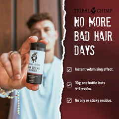 Tribal Chimp textured-hair shows enhanced lift and all-day volume