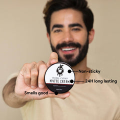 Tribal Chimp dime-sized amount enables precise, lightweight styling.