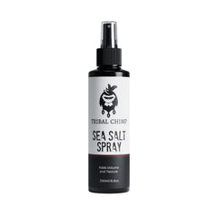 Tribal Chimp Sea Salt Spray bottle showing compact 250ml design for natural texture
