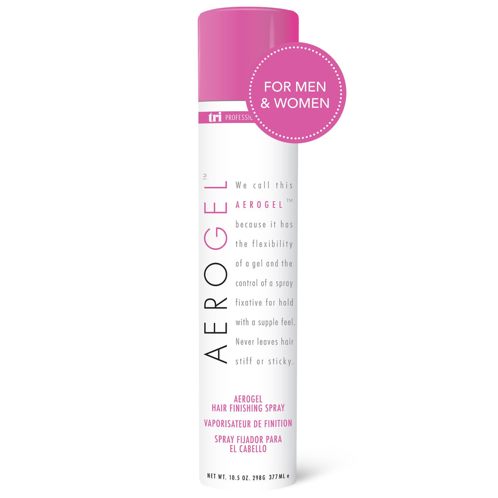 TRIDESIGN Aerogel Hairspray bottle with strong hold and shine