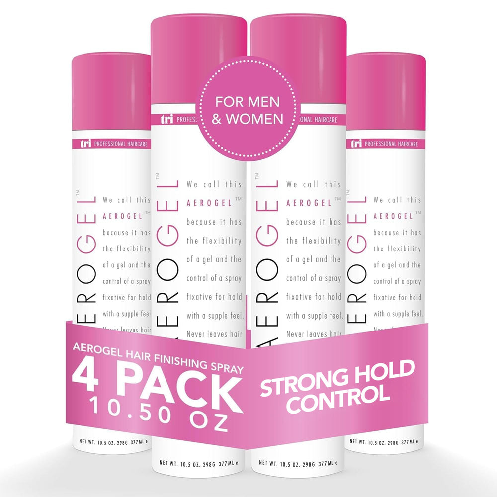 TRIDESIGN Aerogel Hairspray bottle for versatile styling