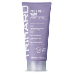 TRIHARD Chlorine Defense bottle pre-swim protection for sensitive skin.