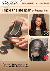 Triippy body wave texture for natural, flowing movement