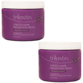 TriLASTIN front tube showing clean maternity cream packaging and easy dispensing