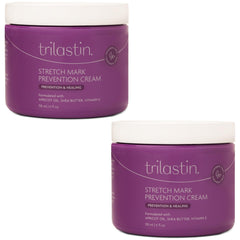 TriLASTIN front tube showing clean maternity cream packaging and easy dispensing