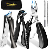 Trimlyx toenail clippers angled head large for easy trimming of thick nails