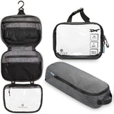 TRIPPED Toiletry Bag Kit Hanging travel bag ready for quick overnight trips