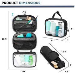 TRIPPED Ultralight Accessory Organizer Pouch organizes cords and cosmetics