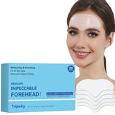 Tripsky forehead wrinkle patches packaging showcases a 20-piece set for convenient home care.