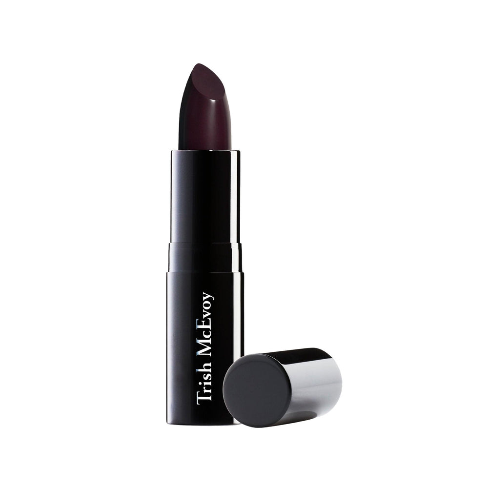 Trish McEvoy Sheer Lip Color Mulberry tube closeup with moisturizing sheer tint