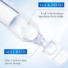 Tropame ultra-hydrating HA serum application demonstrates smooth, refreshing texture for daily care.