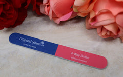 Tropical Shine 4-Way buffer in hand delivering a high-gloss finish