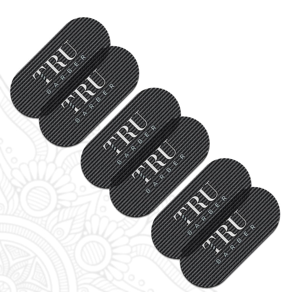 TRU BARBER agarradores-pelo bundle-6 negro: agarre firme para secciones grandes