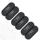 TRU BARBER agarradores-pelo bundle-6 negro: agarre firme para secciones grandes