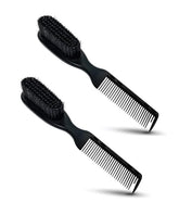 TRU BARBER Pro fading brush 2pcs bundle in-hand for quick fades