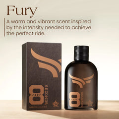 Tru Fragrance Beauty 8Seconds Fury cap closeup emphasizes premium build.