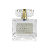 Tru Fragrance Beauty Element Edition Pearl bottle highlights peach and rosewater for a calming aura.