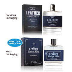 Tru Fragrance Leather No. 3 spray nozzle image suggests easy application.