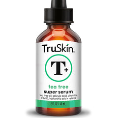 TruSkin Tea Tree Oil Serum bottle for a radiant complexion