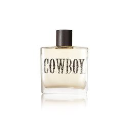 Tru Western Cowboy Cologne wood-grain box packaging signals gift-ready presentation.