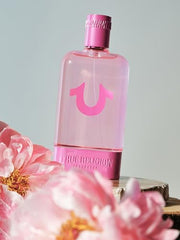 True Religion Fragrance top notes pink rose for confident day-to-evening transitions