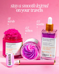 Truly Beauty after shave oil image showing soothing finish after shaving